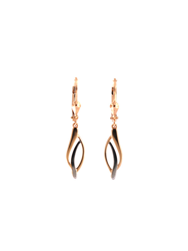 Rose gold drop earrings BRA05-04-06