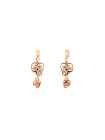 Rose gold drop earrings BRA05-05-03 