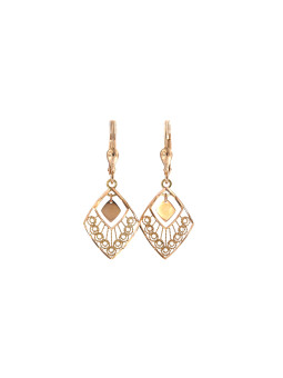 Rose gold drop earrings BRA05-08-03