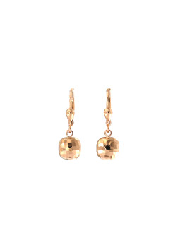 Rose gold drop earrings BRA05-14-01