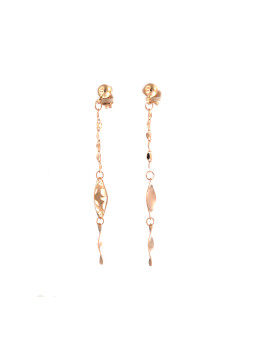 Rose gold pin earrings BRV11-03-03