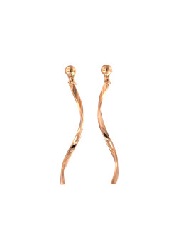 Rose gold pin earrings BRV11-03-04