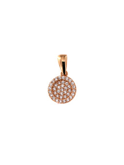 Rose gold zirconia pendant ARCI01-03