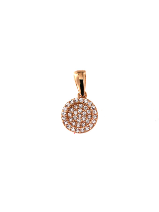 Rose gold zirconia pendant ARCI01-03