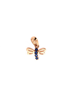 Rose gold dragonfly pendant ARD01-04