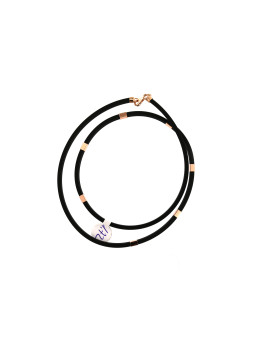 Caoutchouc necklace CPK05-01-1.95MM