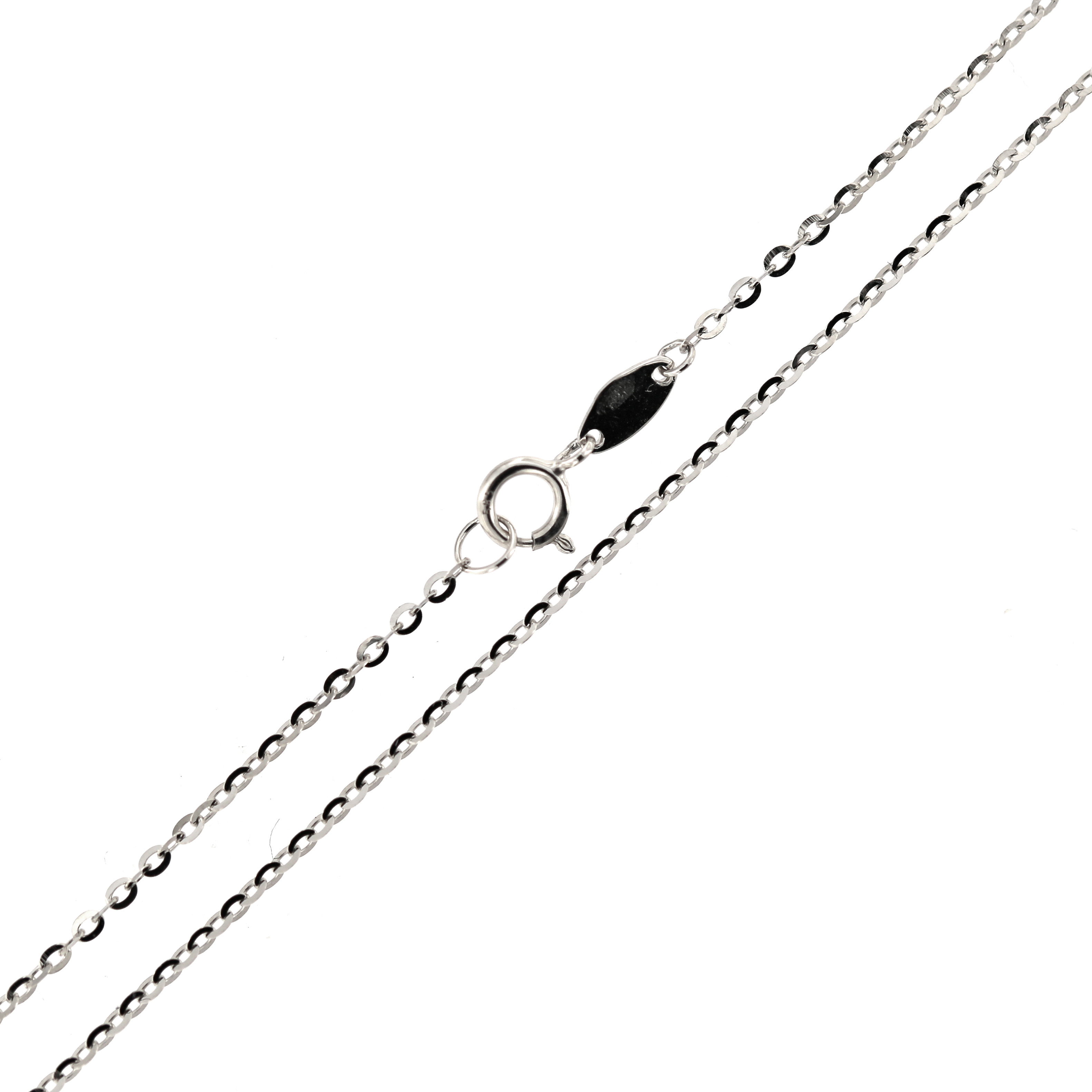 White gold chain CBCAB-1.00MM