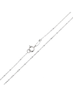 White gold chain CBCAB-0.45MM