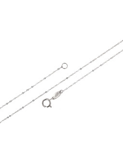 White gold chain CBCAB-0.45MM