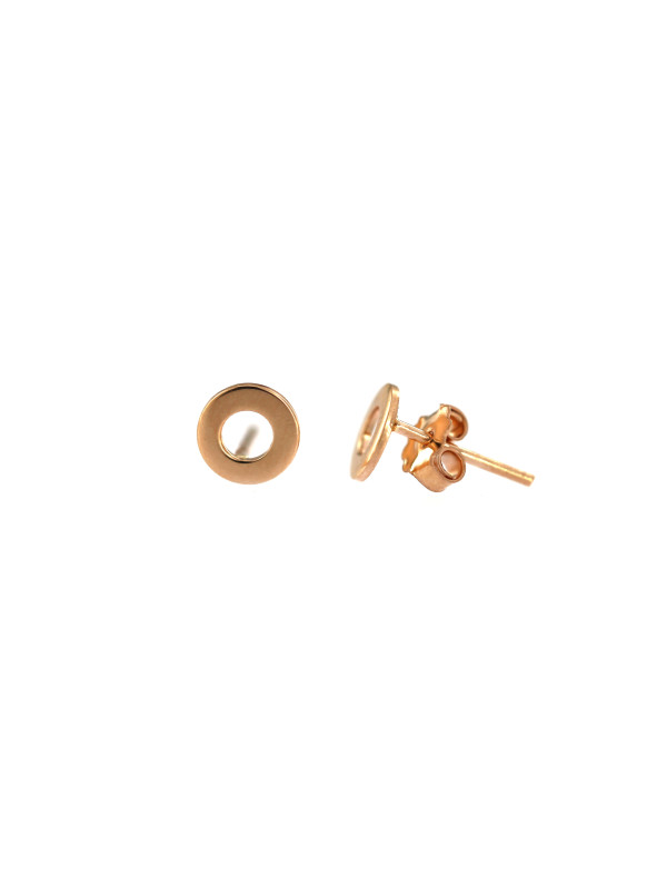 Rose gold pin earrings BRV12-01-04