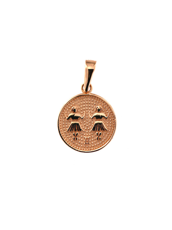 Rose gold Gemini pendant ARH-D-07