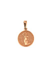 Rose gold zodiac sign Virgo pendant ARH-M-09 