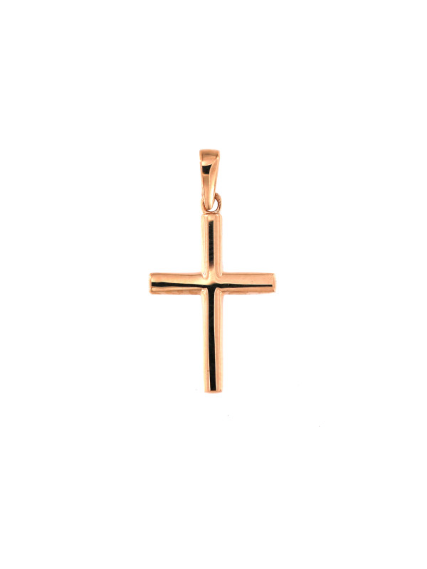 Rose gold cross pendant ARK02-40