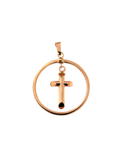 Rose gold cross pendant ARK02-44