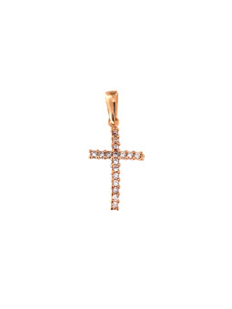 Rose gold cross pendant ARK04-22