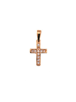 Rose gold cross pendant ARK04-23