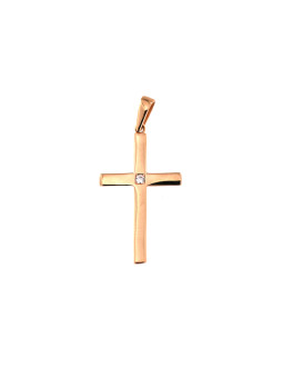Rose gold cross pendant ARK04-30