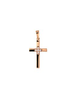 Rose gold cross pendant ARK04-33