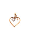 Rose gold heart pendant ARS01-37 