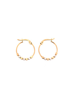 Rose gold earrings BRR01-02-13