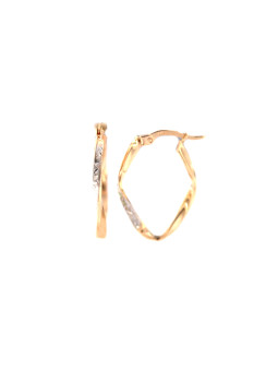 Rose gold earrings BRR01-09-18