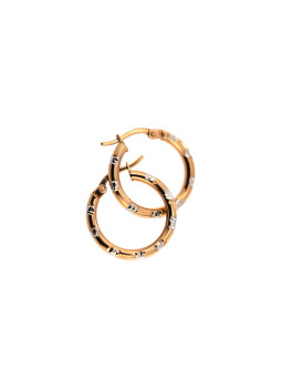 Rose gold earrings BRR01-09-21