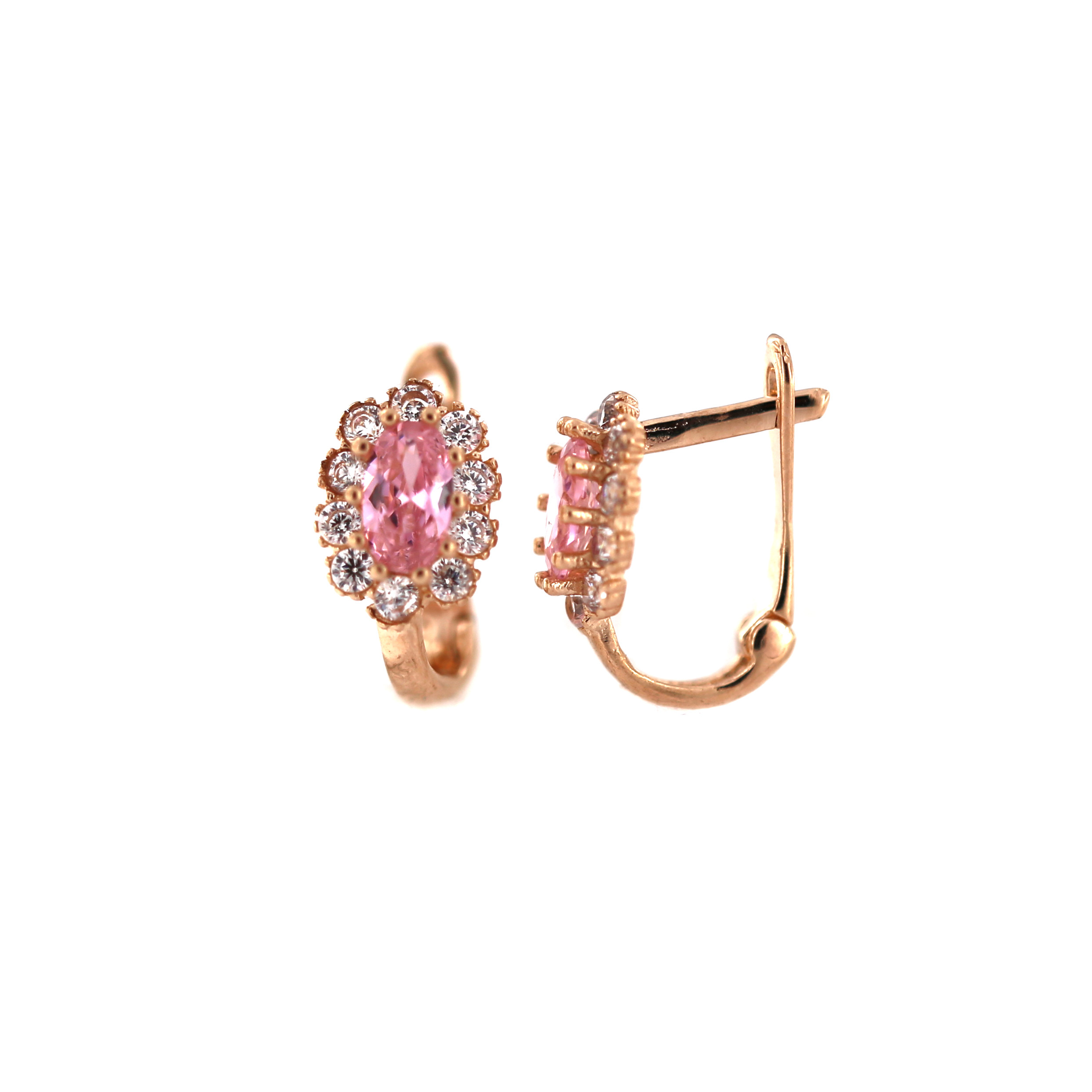 Rose gold kids earrings BRA08-03-06