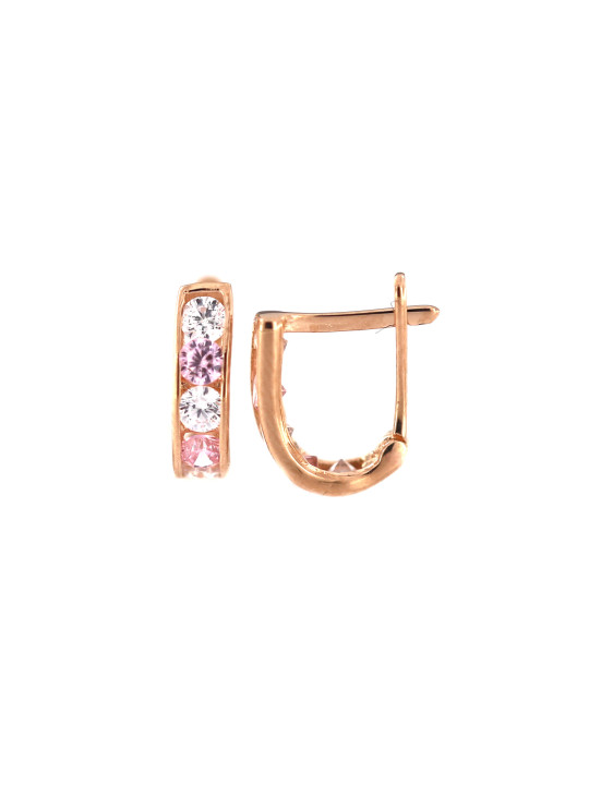 Rose gold kids earrings BRA09-06-04