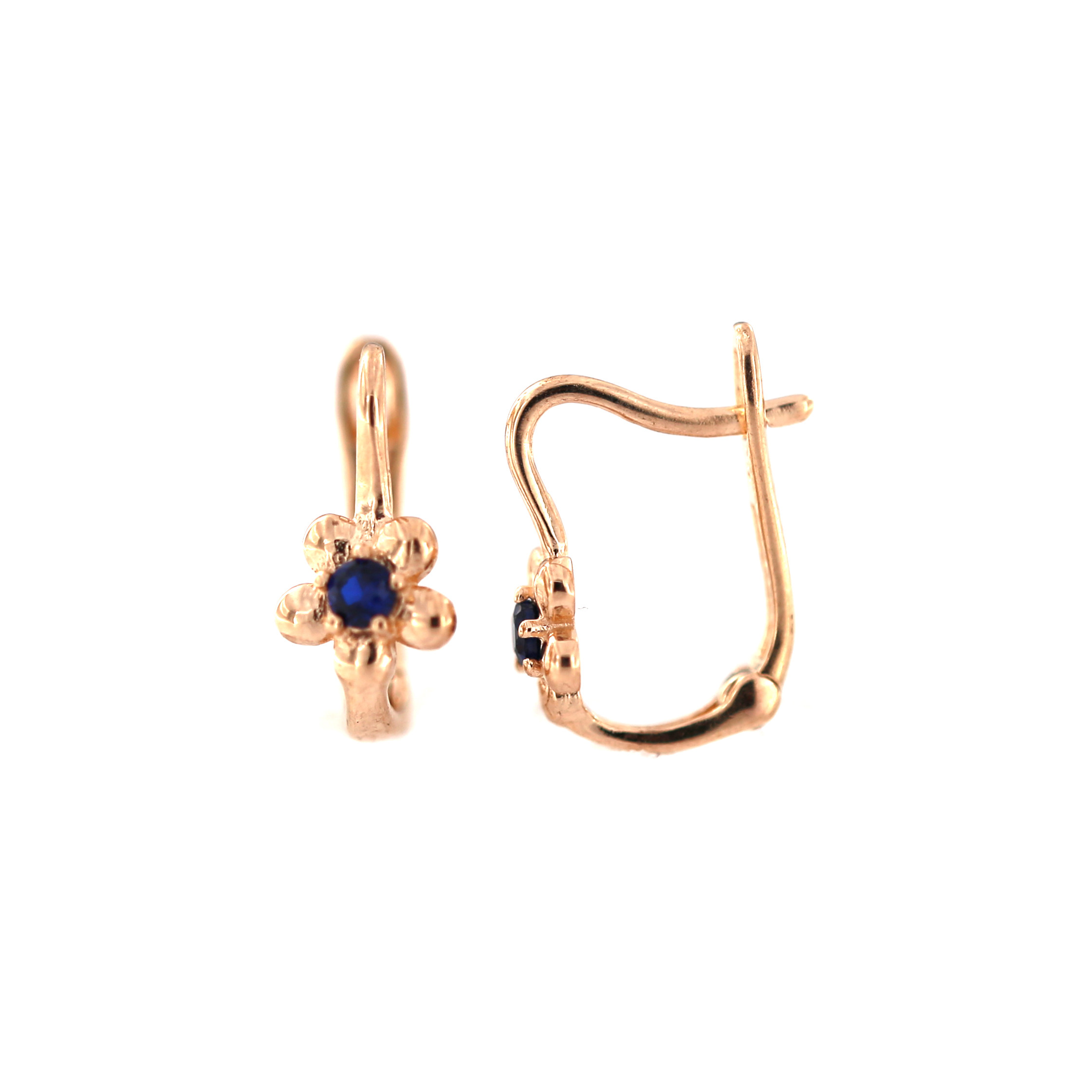 Rose gold kids earrings BRA10-02-07