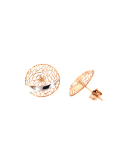 Rose gold stud earrings BRV04-01-12