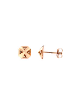 Rose gold stud earrings BRV04-08-01