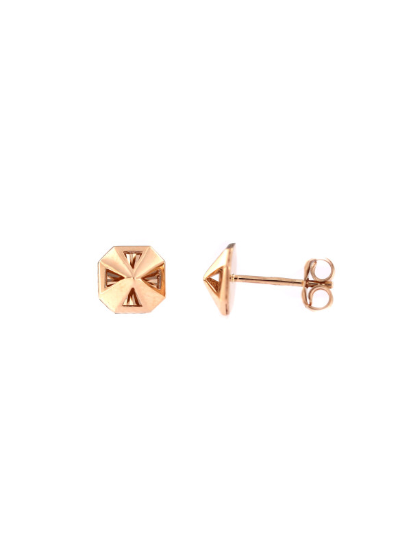 Rose gold stud earrings BRV04-08-01