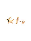 Rose gold star pin earrings BRV07-11-09 