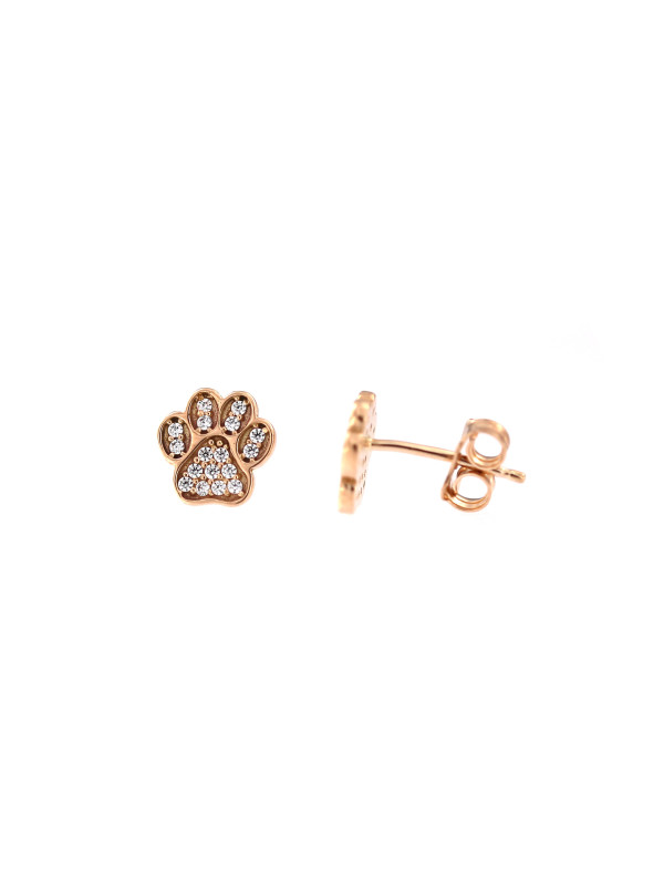 Rose gold pin earrings BRV07-20-01