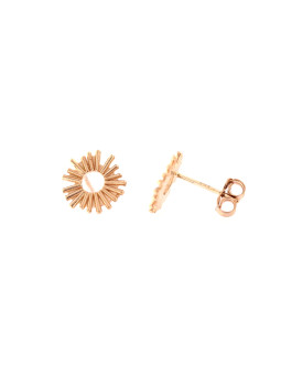 Rose gold pin earrings BRV07-18-02
