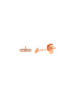 Rose gold zirconia pin earrings BRV08-06-07 