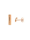 Rose gold pin earrings BRV08-06-10 