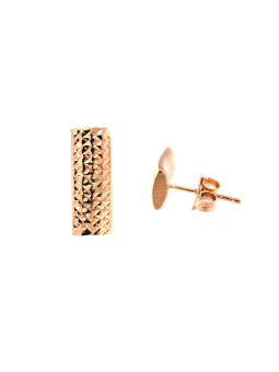 Rose gold pin earrings BRV08-06-11