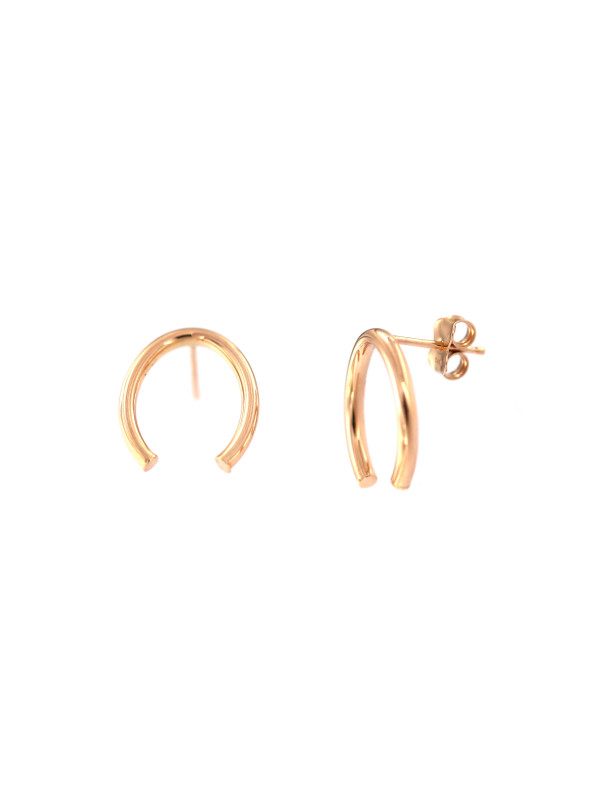 Rose gold pin earrings BRV08-09-04