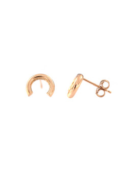 Rose gold pin earrings BRV08-09-06