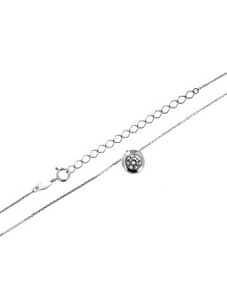 Balto aukso grandinėlė su pakabuku CPB03-10