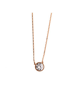 Rose gold pendant necklace CPR03-13