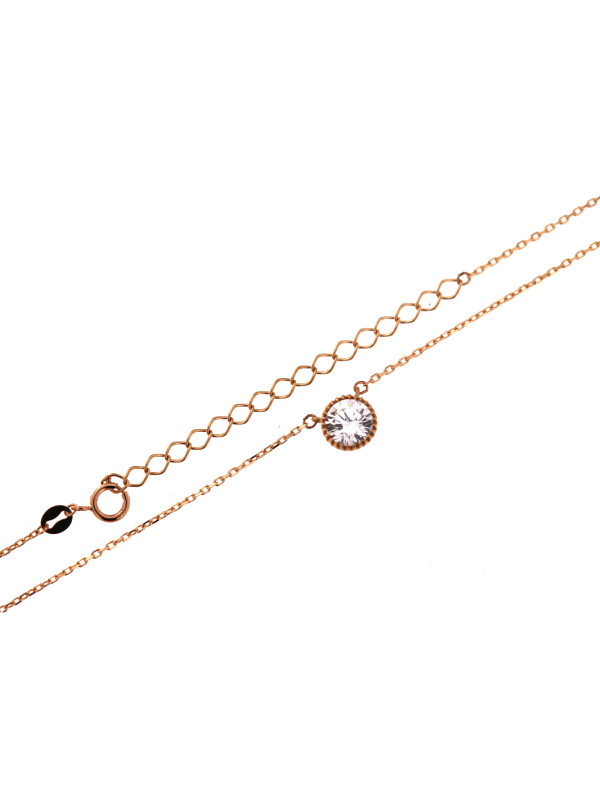 Rose gold pendant necklace CPR03-13