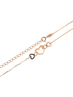 Rose gold pendant necklace CPR10-20 40/45