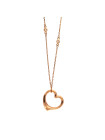 Rose gold pendant necklace CPR10-21 48/52 
