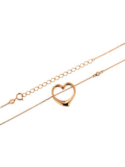 Rose gold pendant necklace CPR10-21 42/47