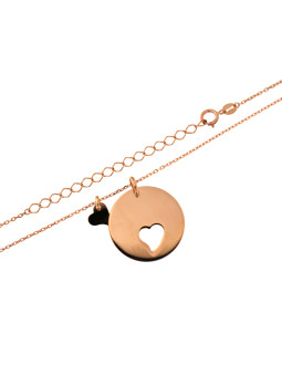 Rose gold pendant necklace CPR10-23