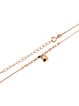 Rose gold pendant necklace CPR10-24