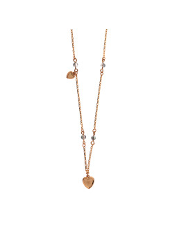 Rose gold pendant necklace CPR10-31