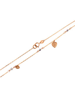 Rose gold pendant necklace CPR10-31